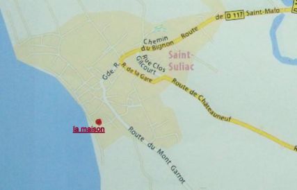 Plan de Saint Suliac pour arriver a la maison de vacances Ker Mor.jpg